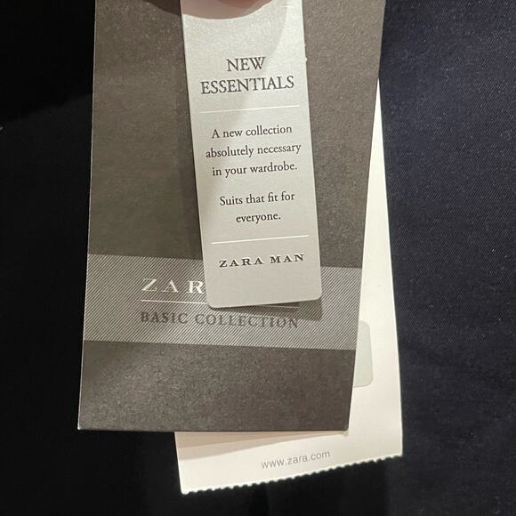 NEW Zara Man Basic Navy Blazer Size 40 - Picture 5 of 12